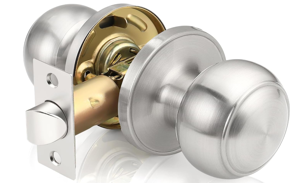 Passage Knob Satin Nickel