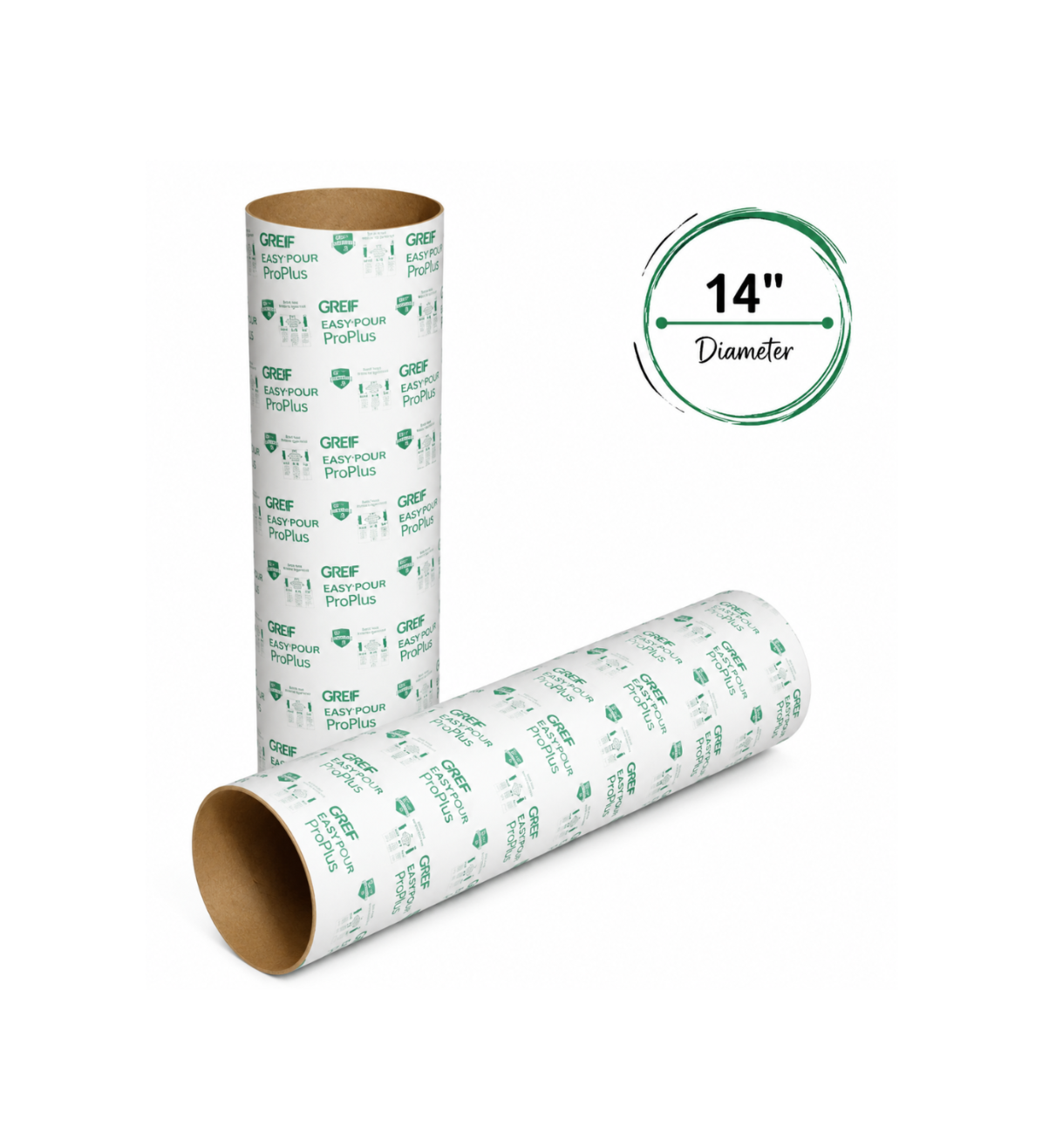 GREIF 14 in. x 12 ft. EasyPour Concrete Forming Tube
