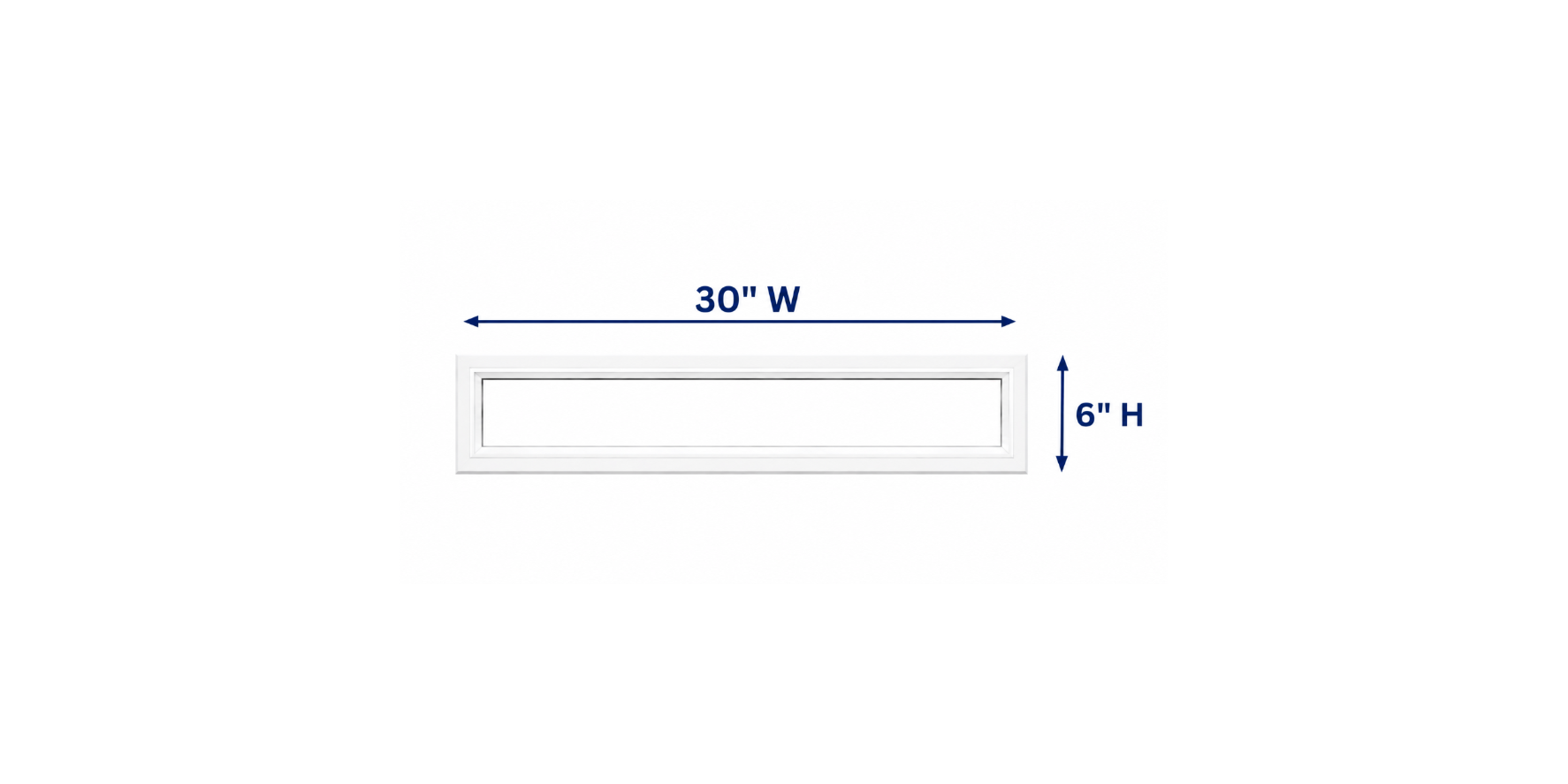 Fixed Window Box 30X06