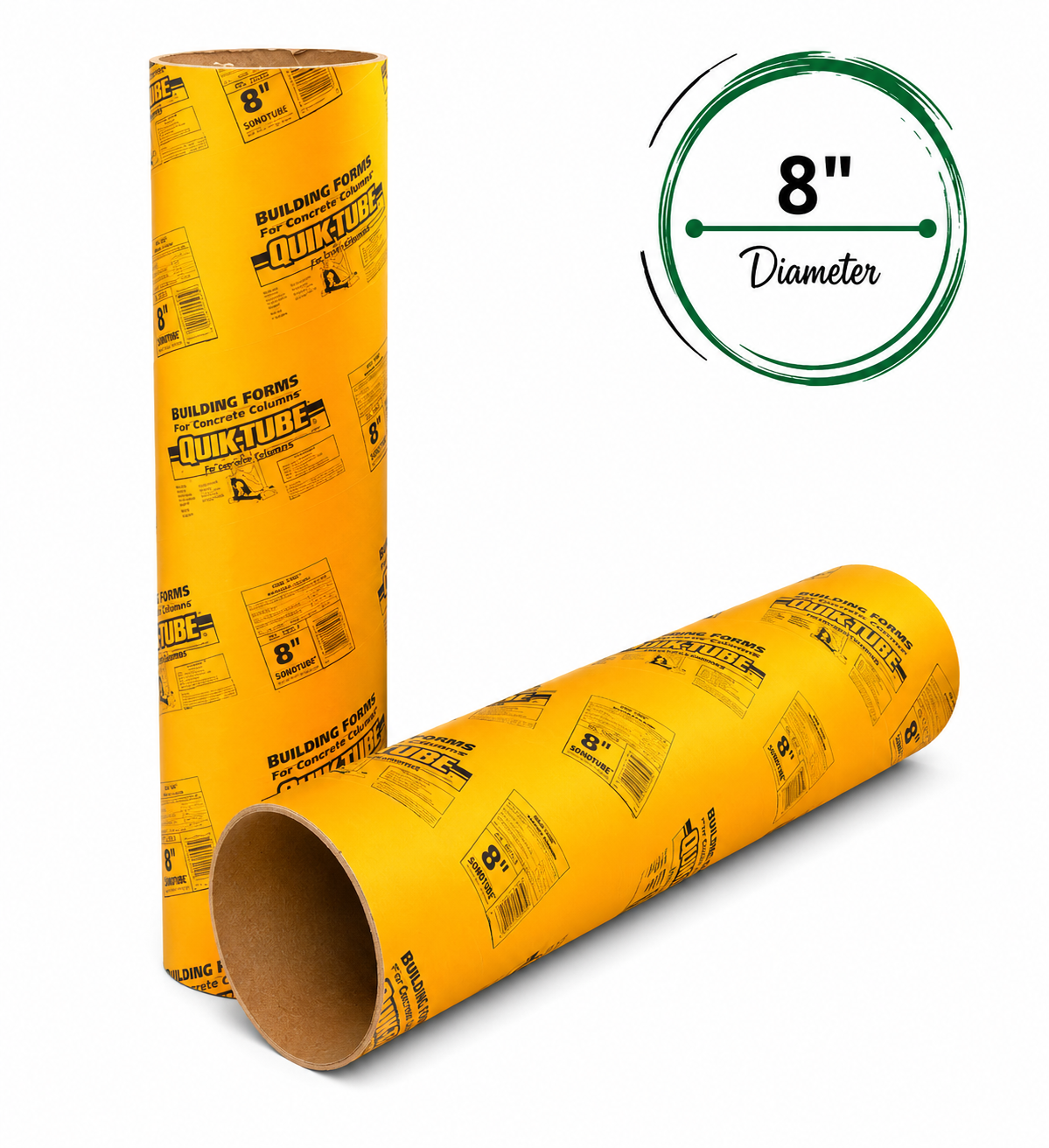 Quikrete 8-inch x 4 ft. Building Forms for Columns
