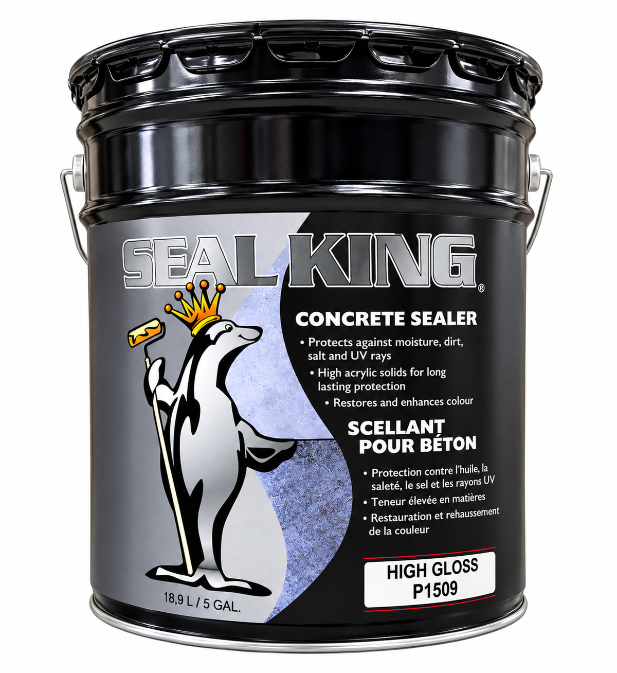 Seal King Concrete Sealer- High Gloss Finish - 5 Gal