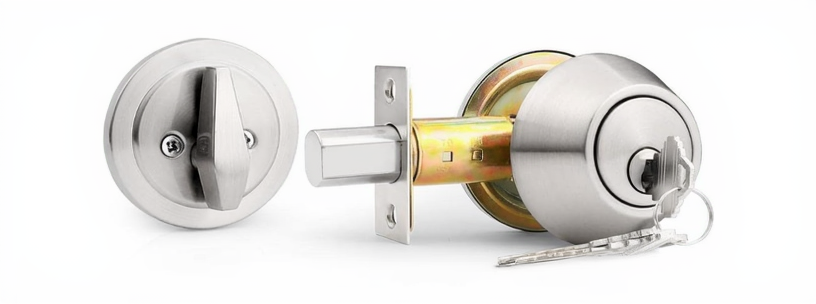 Keyed Alike Single Cylinder Deadbolts Brushed Nickel