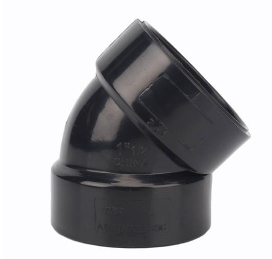 ABS Elbow 45° x 1½in Black ABS pluming