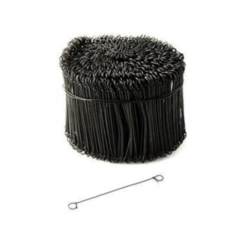 8 in 16 ga Rebar Double Loop Ties - (2500 / Bundle)
