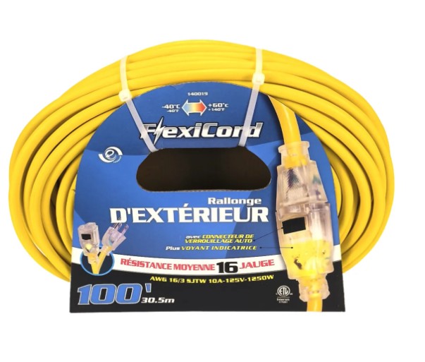 EXTENSION CORD 100 FT