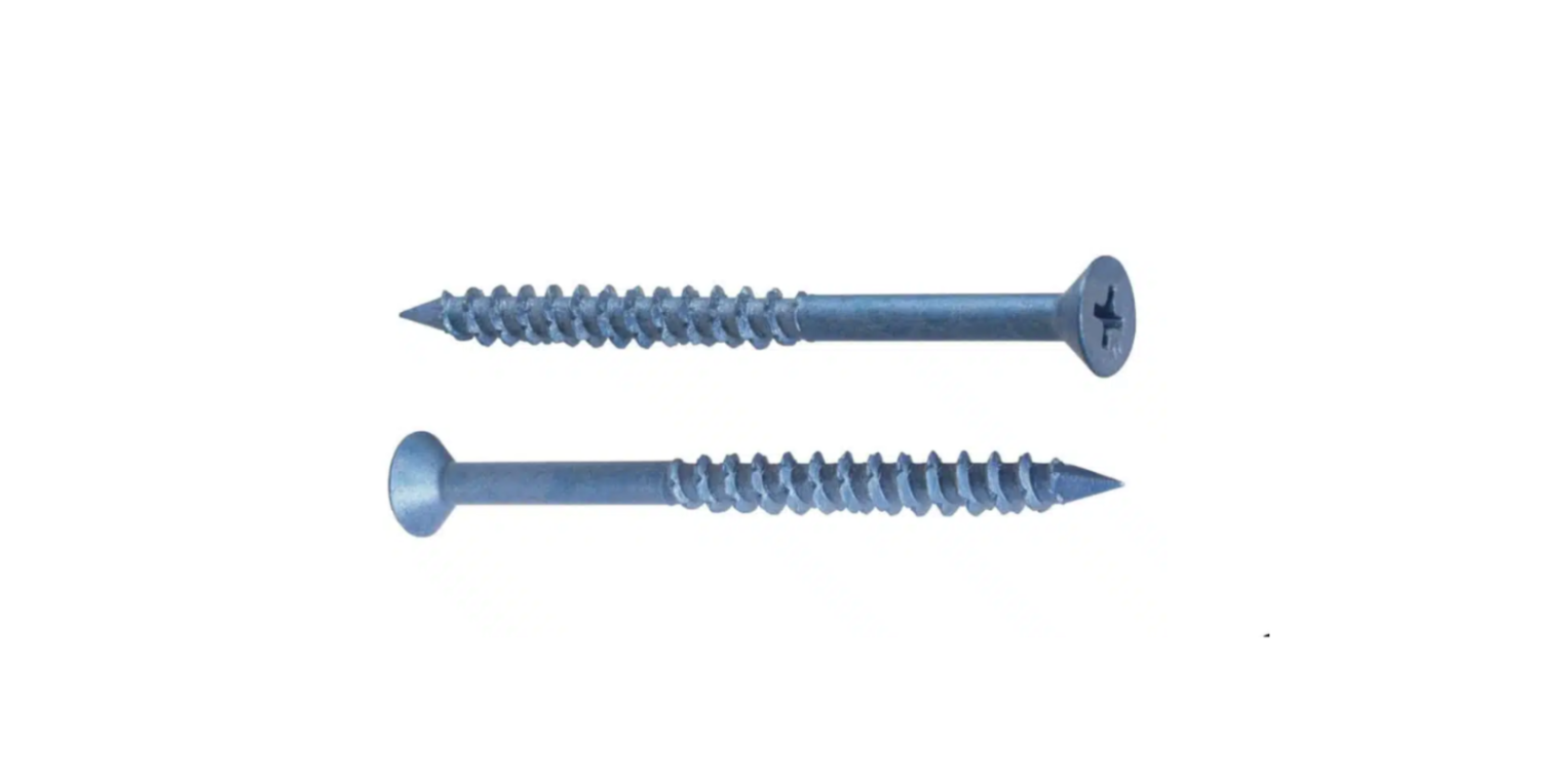 Super SCRU-IT® Anchors – Bulk Packs – Blue RUSPRO® Coated – Phillips Flat-Head 1/4 X 3-1/4 100PCS