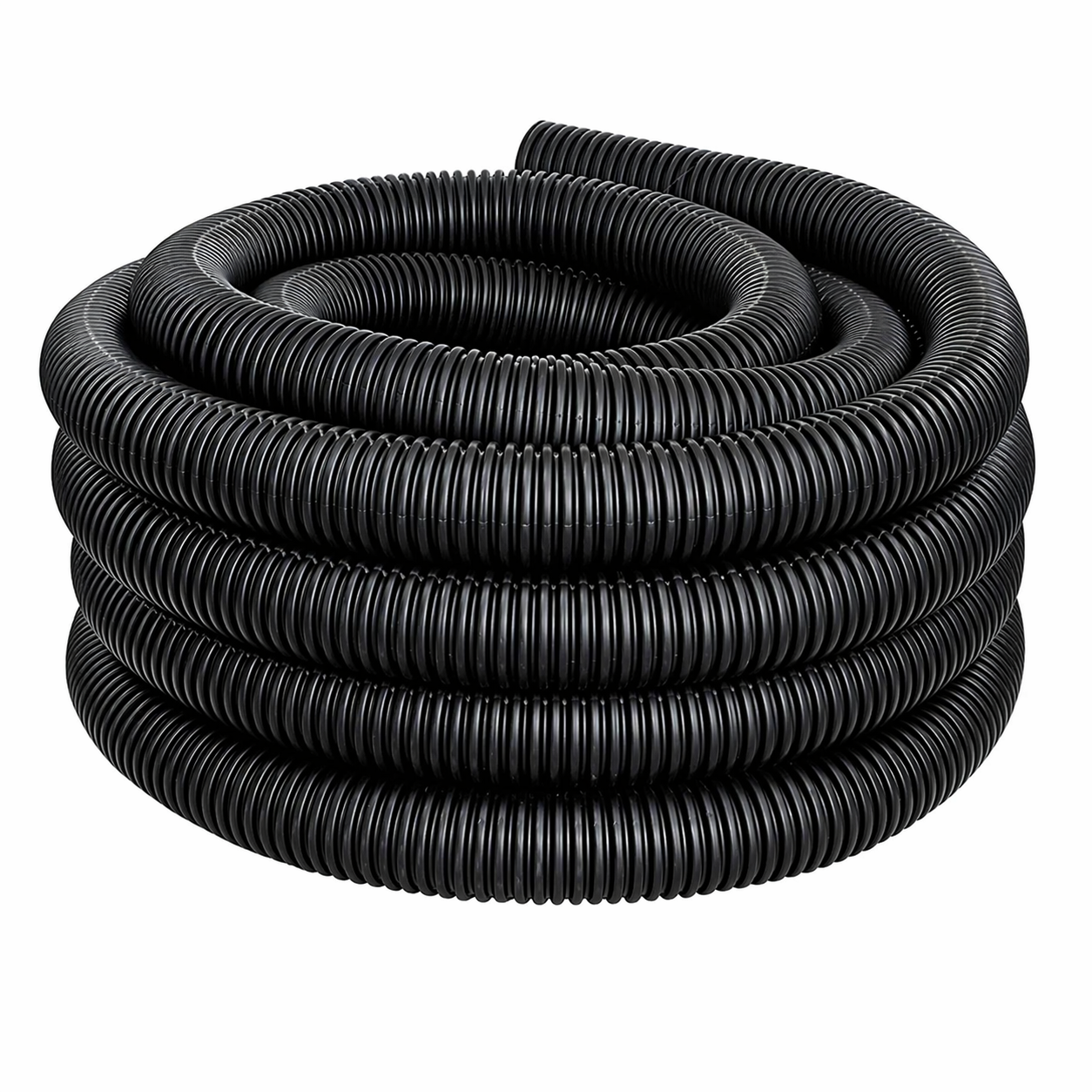 4 inch- Big -O Weeping Tile (100mm) x 100'(30m) Black- Solid- 100 ft -Waterproofing