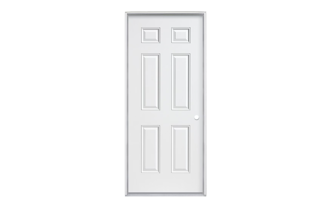 36"X80" Left Inswing  Single Door Solid Standard