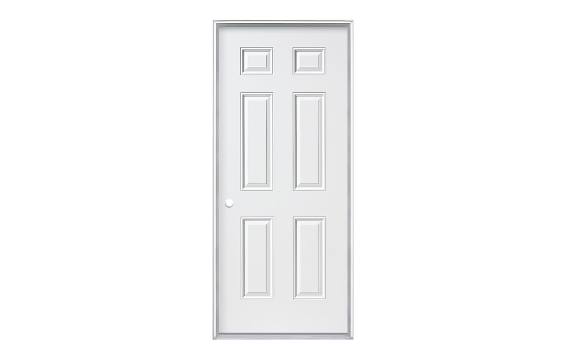 32*80 Left Side Single Door Full Glass