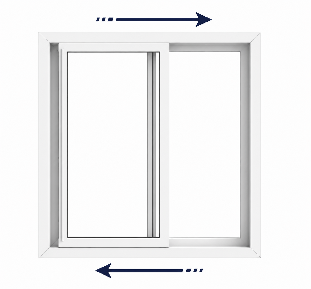 Double Slider Window 30-inch W x 48-inch H