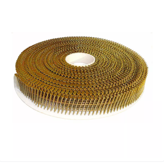 2 1/4" x .099", Spiral Shank Coil Nails, Bright Finish, Fasteners (4500/box)