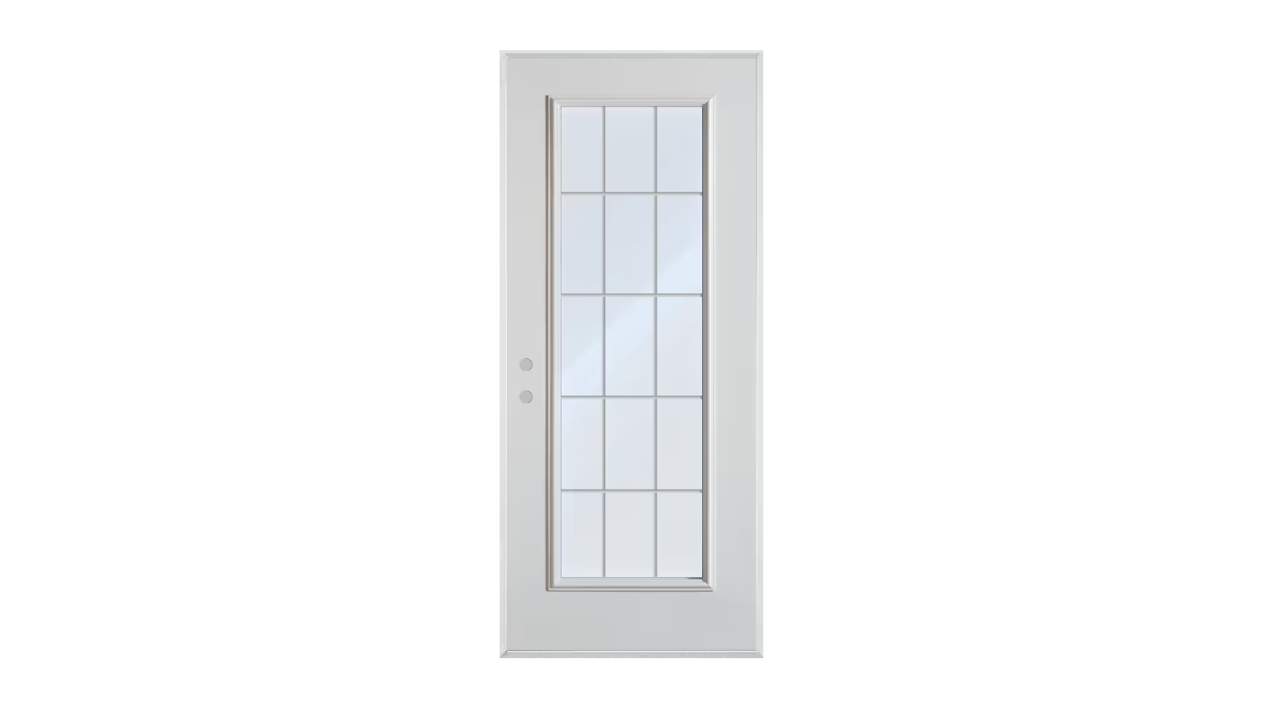 32*80 Right Inswing Single Door Full Glass